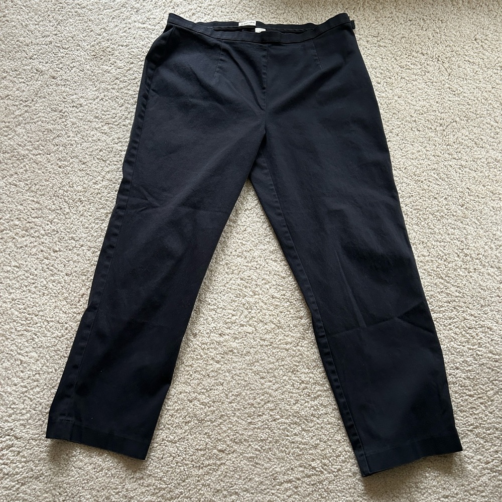 St. John's Bay Woman 18W Black Pants